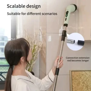 Wireless Electric Cleaning Brush – Scrubber for Bathroom, Kitchen, Windows & Car